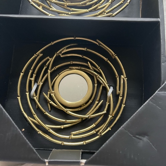 3 Piece Gold Finish Marston Decorative Wall Set - Picture 9 of 10